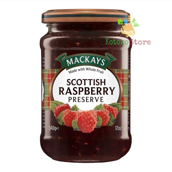 

[TERLARIS] Mackays Strawberry Blueberry Orange Ginger Jam / Selai Mackays / Mackays Cranberry Sauce - Raspberry[TERLARIS ]
