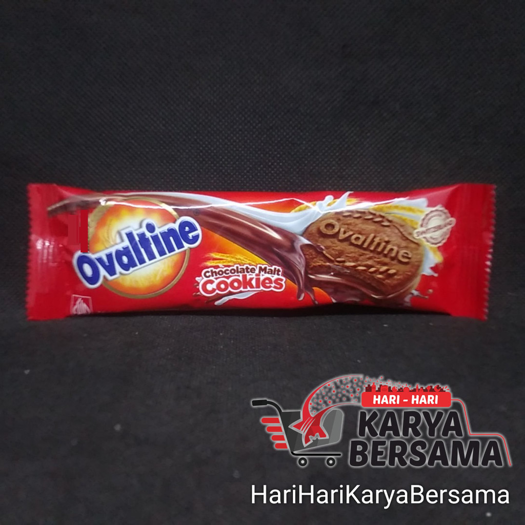 

MAKANAN RINGAN OVALTINE CHOCOLATE COKLAT MALT COOKIES 24GR