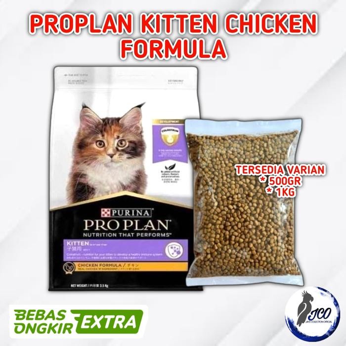PROPLAN KITTEN CHICKEN FORMULA MAKANAN KUCING PROPLAN KITTEN REPACK
