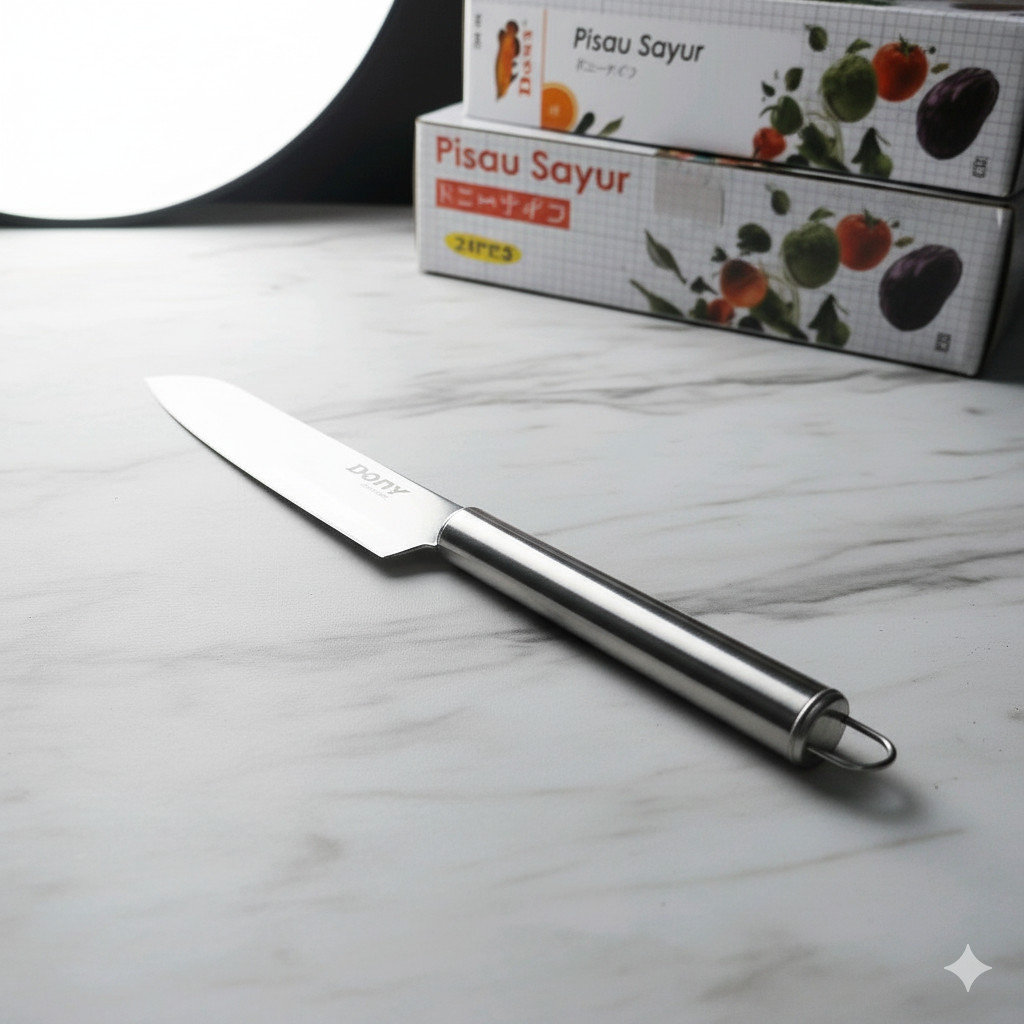 Pisau Stainless Panjang 23cm / PISAU DAPUR