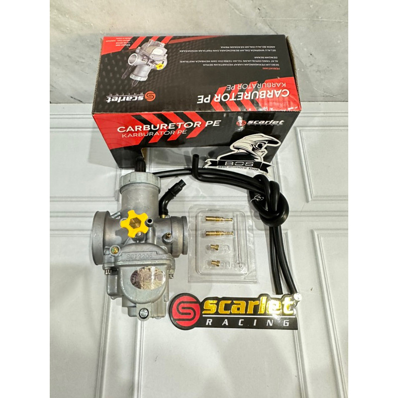 [ORIGINAL] Karburator SCARLET PE A Class 24 PE 26 PE 28 PE 30 Karbu Carburator Pe24 Pe26 Pe28 PE30 K