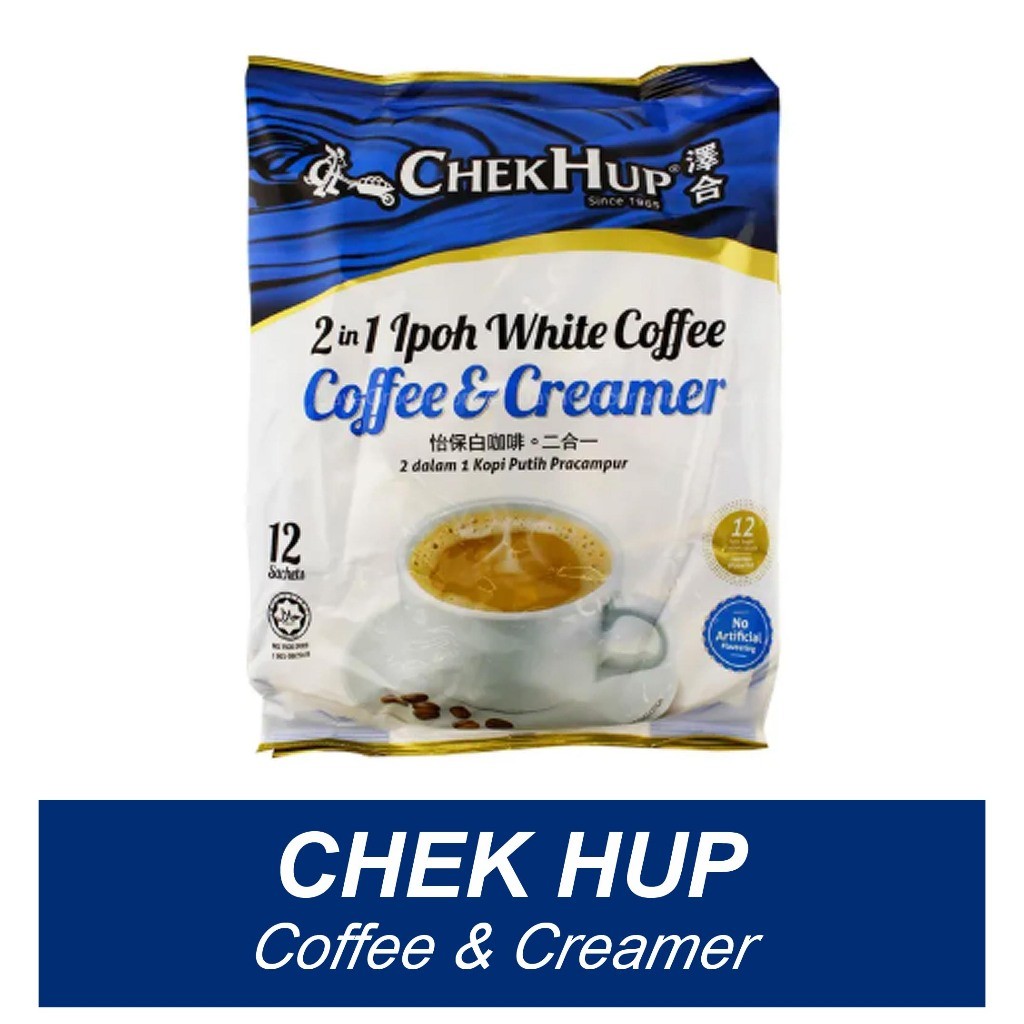 DrinkMate ChekHup IPOH White Coffee 2in1 isi 12 Sachet PROMO HALAL MUI Exp Desember 2026 PROMO HALAL