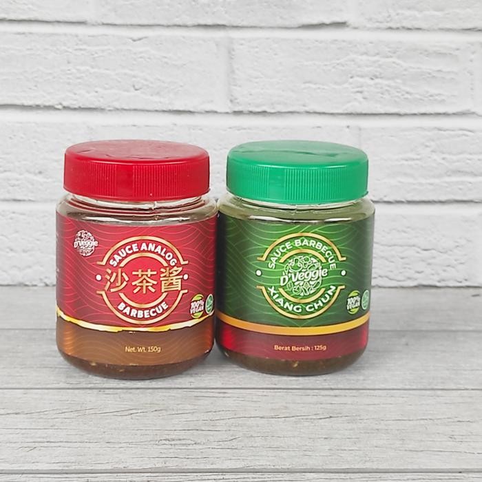 [BIG SALE] D Veggie Barbecue Sauce Saos Saus BBQ Analog 150g Vegetarian Vegan - Original