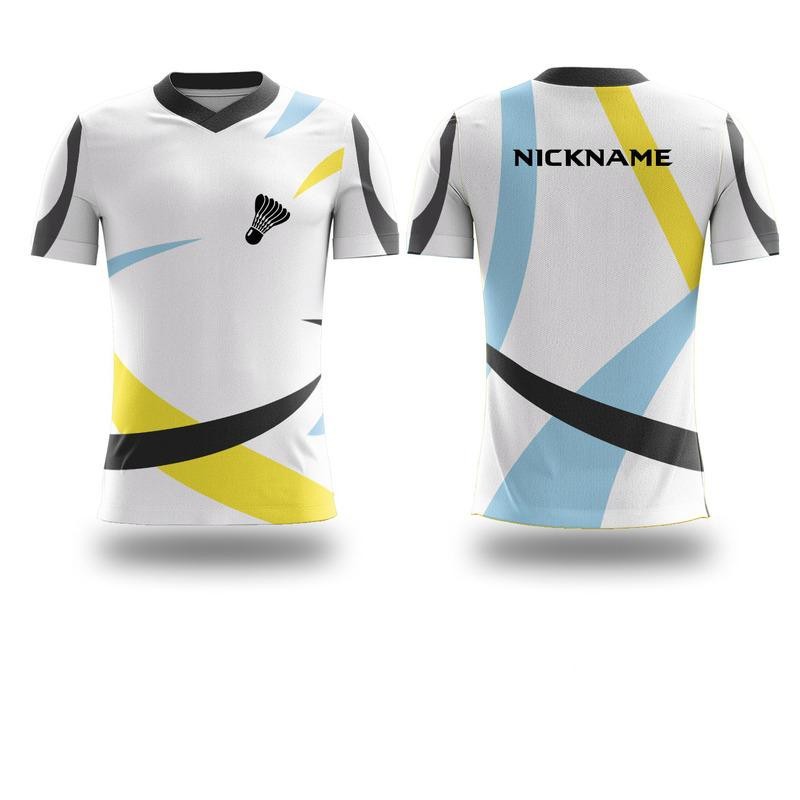 Kaos Jersey Badminton Bulutangkis Full Print Costum Size S - XXXL ANK38 VMP