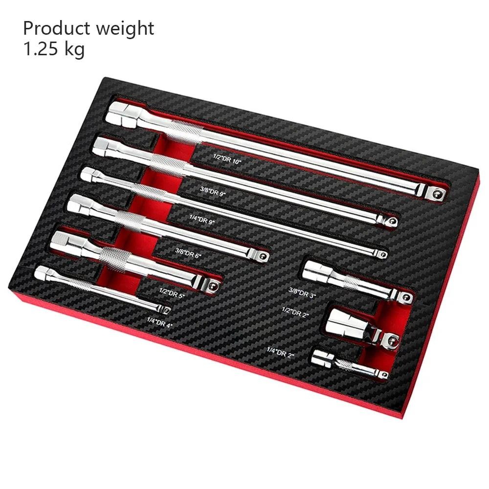 New Wobble Extension Set Socket Extensions Set Ratchet Extensions 1/4" 3/8" 1/2" Wobble Extensions D