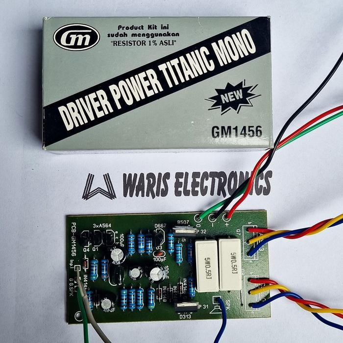 kit driver power 150W Watt ampli amplifier titanic mono GM Berkualitas