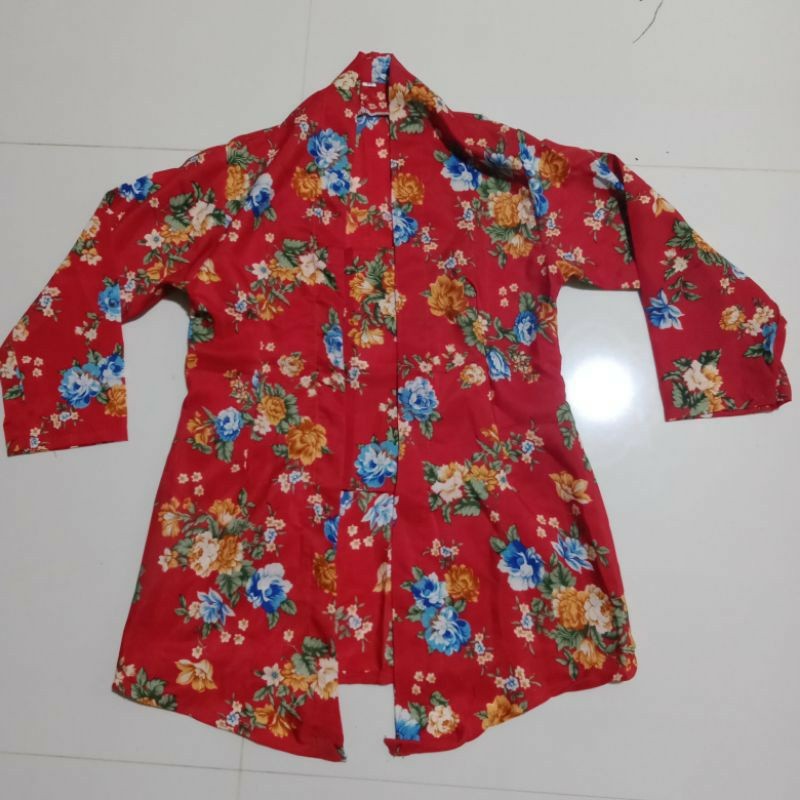 Kutubaru bunga anak bayak kembang /kebaya nenek jadul motif bunga PAUD TK SD/baju adat nasional klas