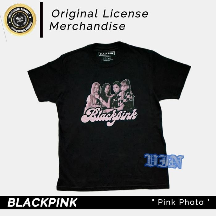 (COD) Blackpink - Pink Photo Tshirt Kaos Music Original Official - S