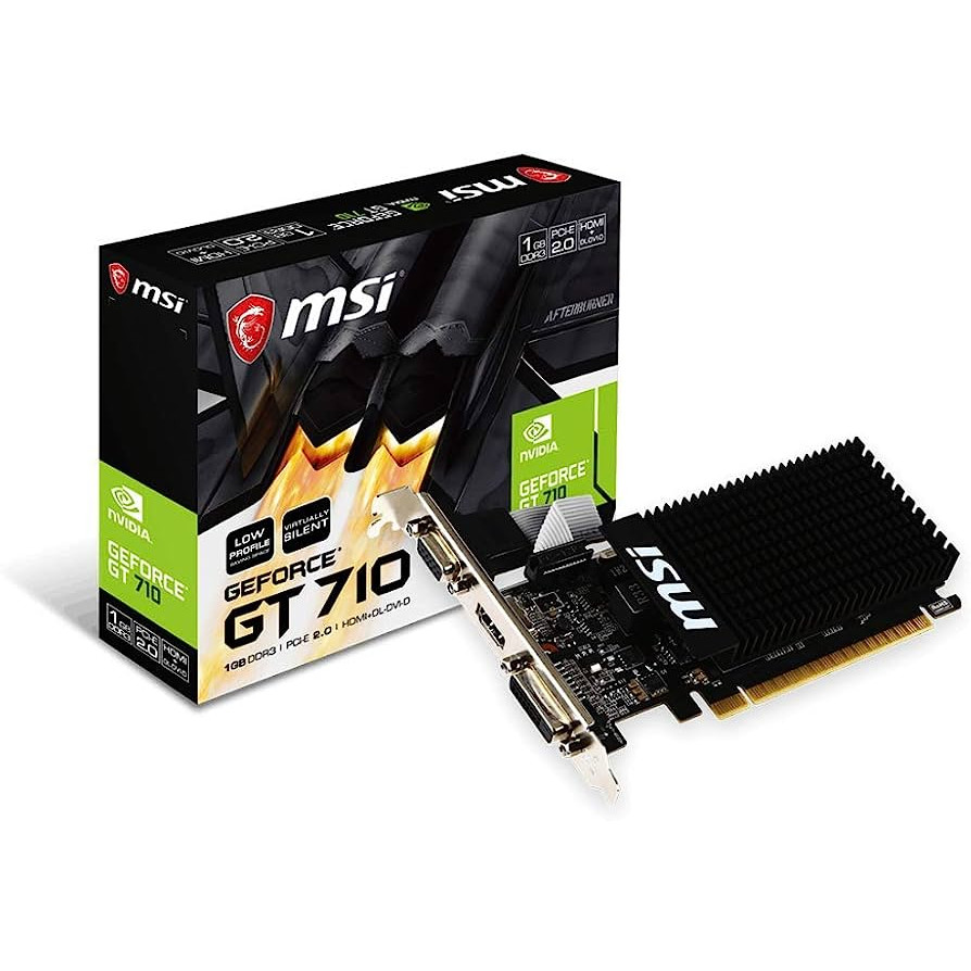 VGA Card MSI Card GT 710 2GB DDR3 LP