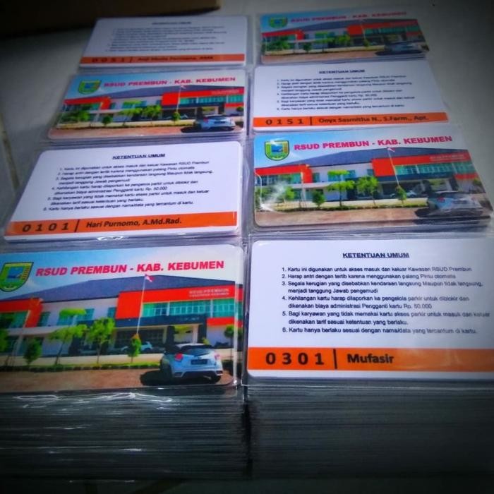 cetak print plus kartu rfid 125 khz dan mifare 13.56 bolak balik - Satu Muka, RFID 125 Khz