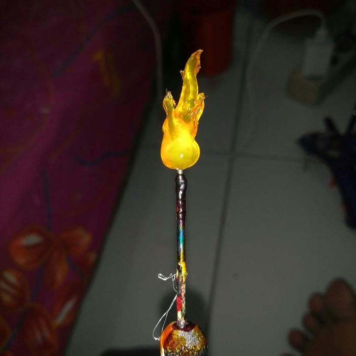 1 set Effect Diorama Figure figure Fire ball