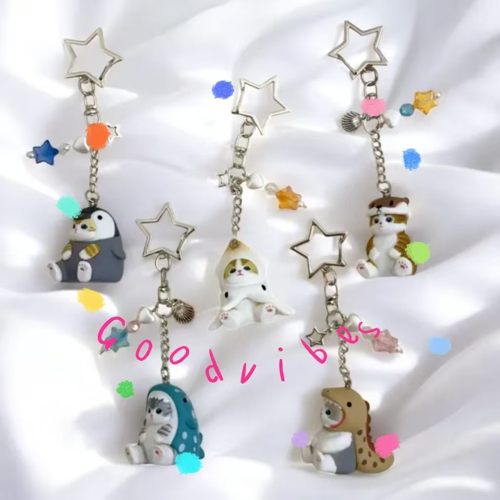 Mofusand Aquarium key chain  Y2K