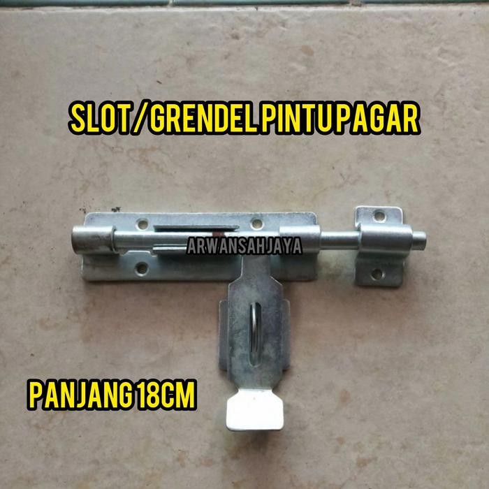 SLOT/GRENDEL PINTU PAGAR BESI/KAYU