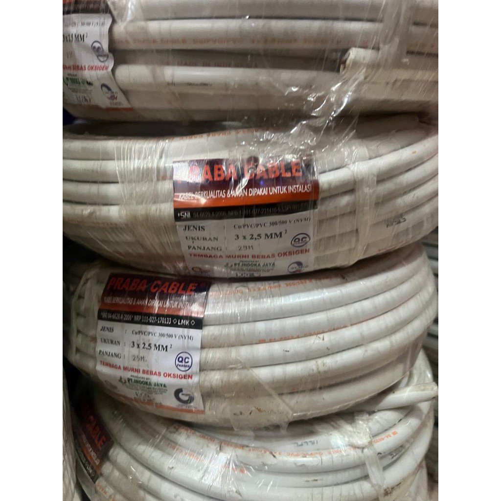 Kabel Praba NYM 3 x 2,5 roll 25m 25 METER