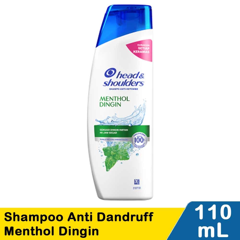 HEAD &SHOULDERS SHAMPOO A/D MENTHOL DINGIN 110mL