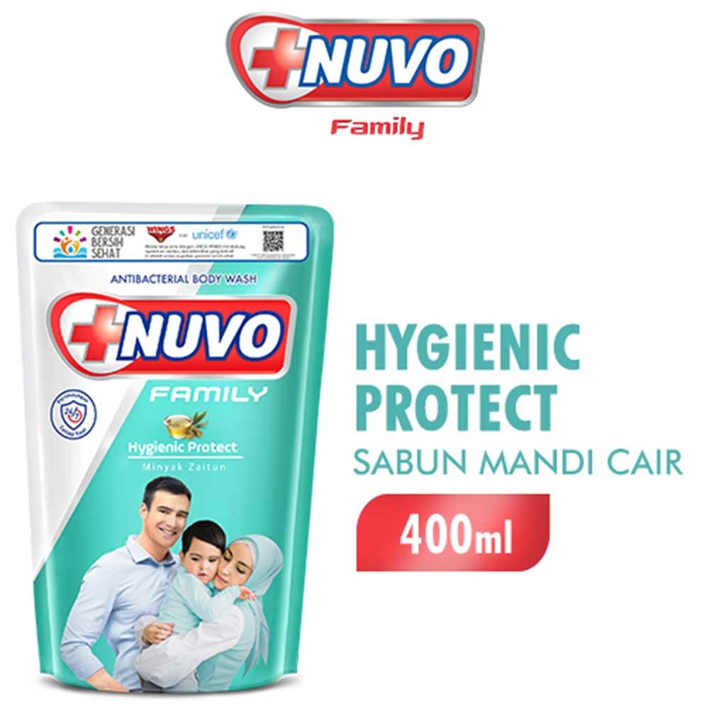 Nuvo Sabun Kesehatan Cair Hygienic Protect 400mL