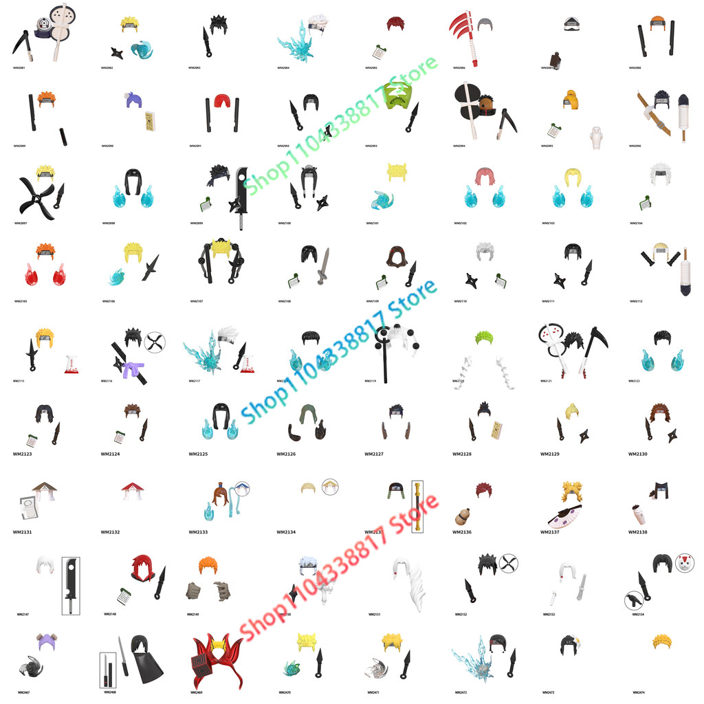 WM Blocks WM6105 WM6106 WM6107 WM6108 WM6109 WM6110 WM6111 WM6113 WM6152 Anime Cartoon TV Bricks Kak