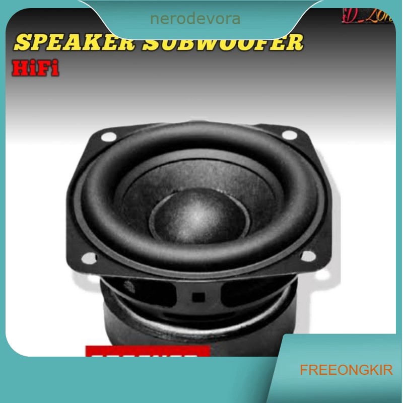 Speaker LG Mini Subwoofer Speaker 3 Inch High Power HIFI Low Bass 3 Inch Magnet Tebal Karet Besar