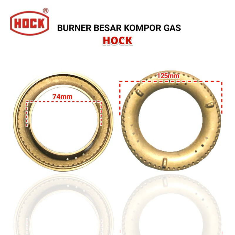 Burner Gas Hock Besar Kuningan Kompor Gas Hock Besar MG 120 Kuningan