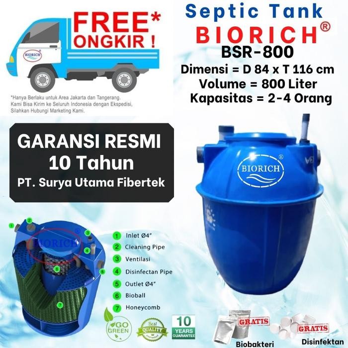 Septic Tank Bio, Septic Tank BIORICH, Bio Septic Tank,SepticTank Bio Terlaris