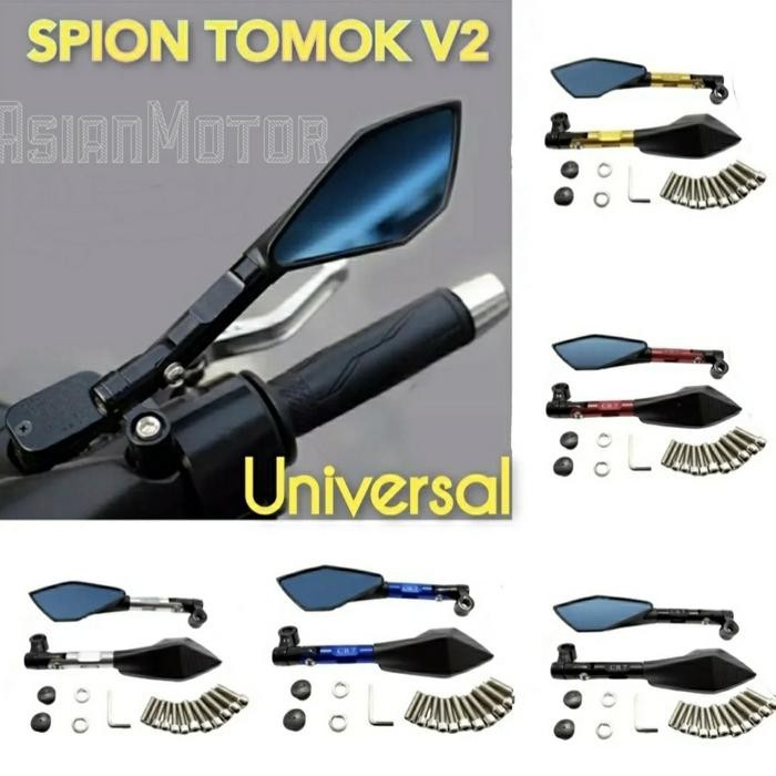 PROMO 50% Spion Tomok V2 Full Cnc Universal Motor - Silver