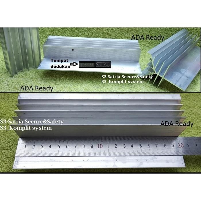Heatsink Pendingin 20 cm Alumunium Heat sink 20cm amplifier power