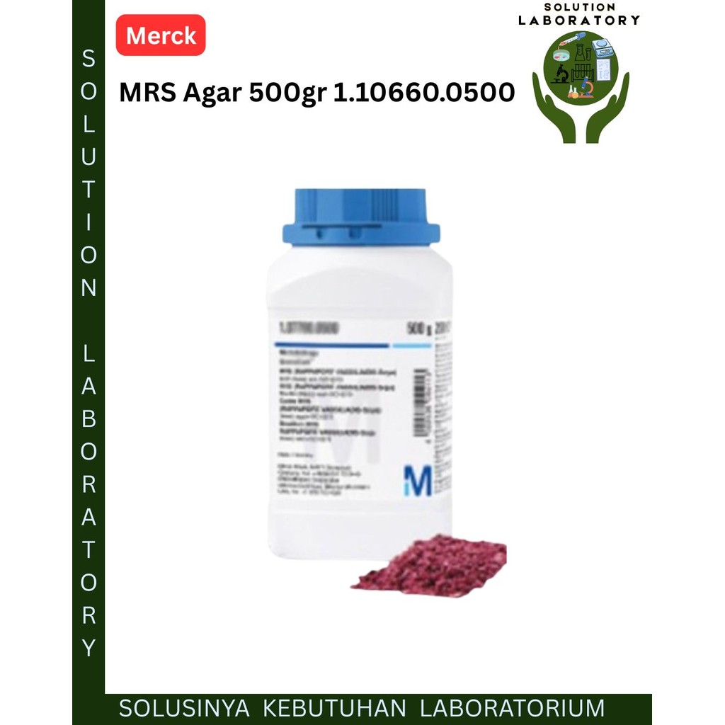 MRS Agar 500gr 1.10660.0500 Merck