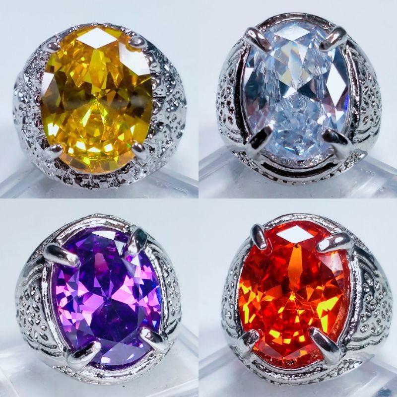 Batu Cincin Permata Cubic Zirconia Termurah