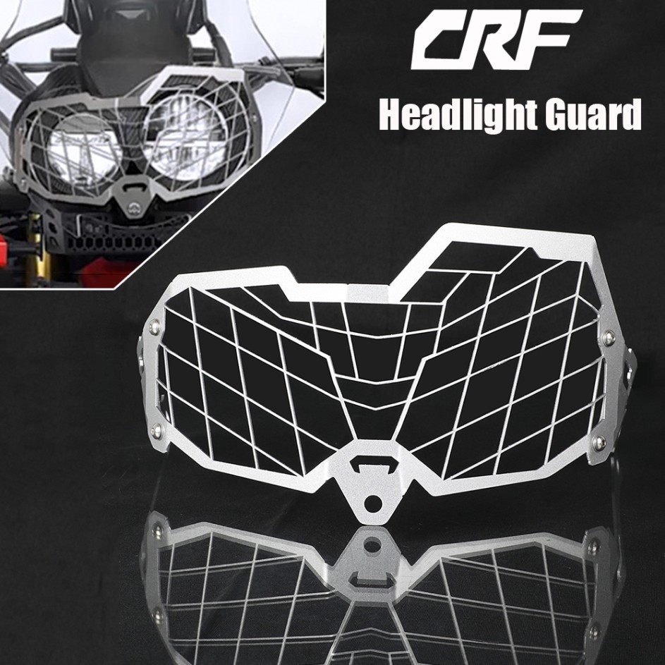 For Honda CRF300L CRF300 Rally CRF250L CRF250L Rally 2017~2024 Headlight Grille Guard Grill Light He
