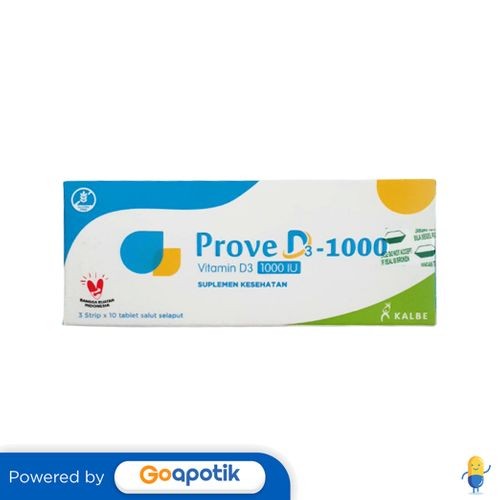 Prove D3 1000 Iu Box 30 Tablet