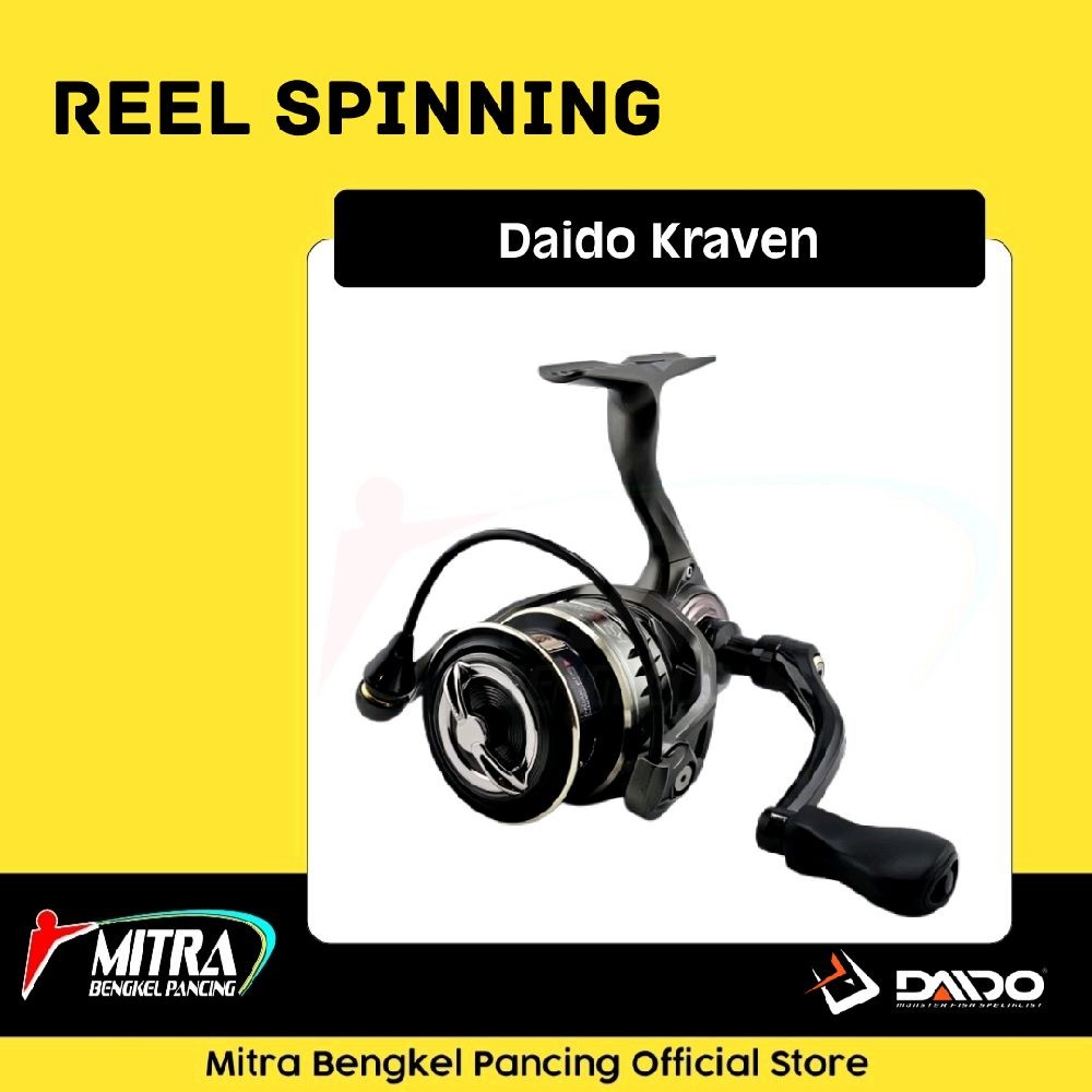 Reel Daido Kraven 1000PS - 3000HS Saltwater Reel Pancing Original