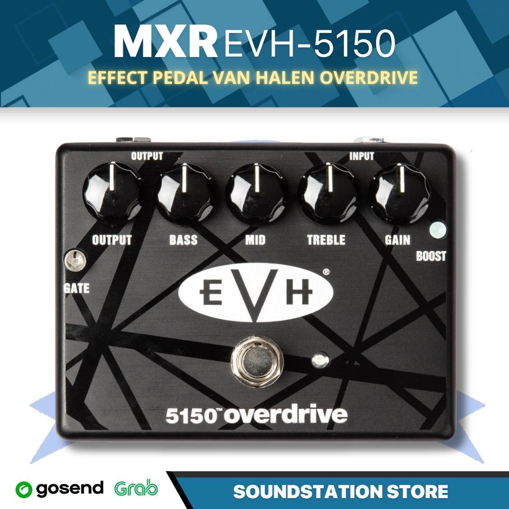 MXR EVH 5150 Overdrive Guitar Effects Pedal - EVH-5150 Efek Pedal EVH5150