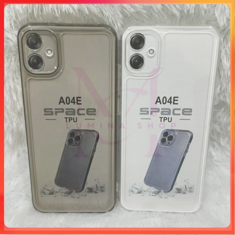 PROMO+COD Softcase Casing Clear Space Samsung A04E Slikon transparan dan pelindung belakang hp+camer