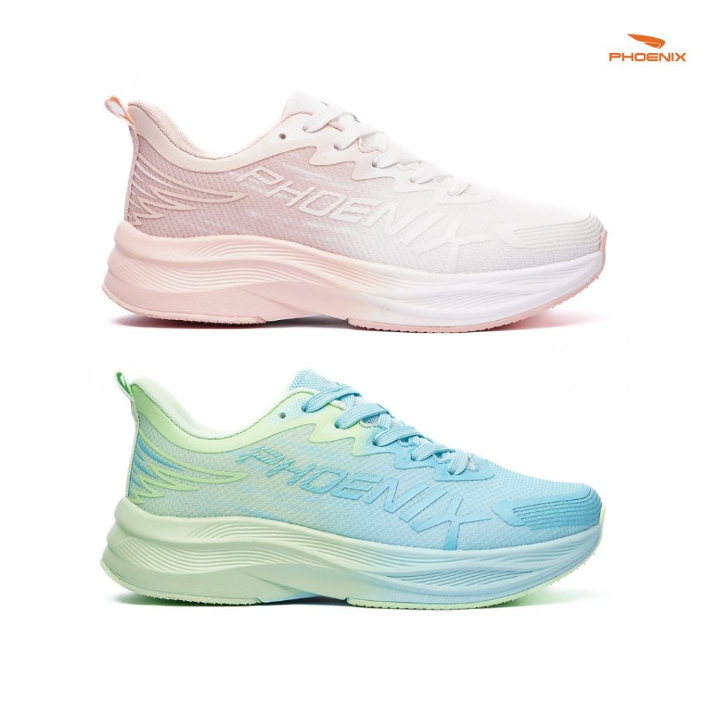 Phoenix Sepatu lari /Running original NARAYA - PUTIH/TOSKA/PHOENIX SEPATU LARI/ SEPATU RUNNING  TERB