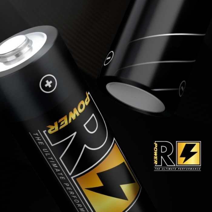 R Power Black 3000mAh 40A 18650 Battery Authentic by R-Power - Baterai