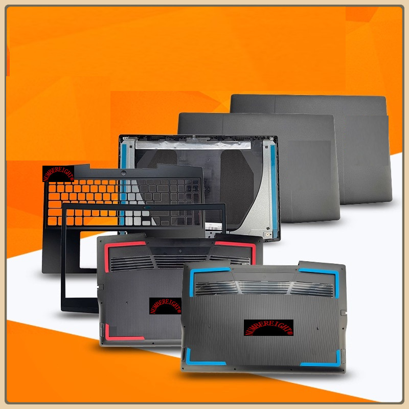 New Top Laptop Screen Back/BezelPalmrest Upper/Bottom Case/Keyboard/Cover/Hinge/LCD cable For Dell G