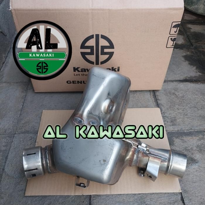 pipa comp exhaust perut knalpot zx636 zx 636 2013 original