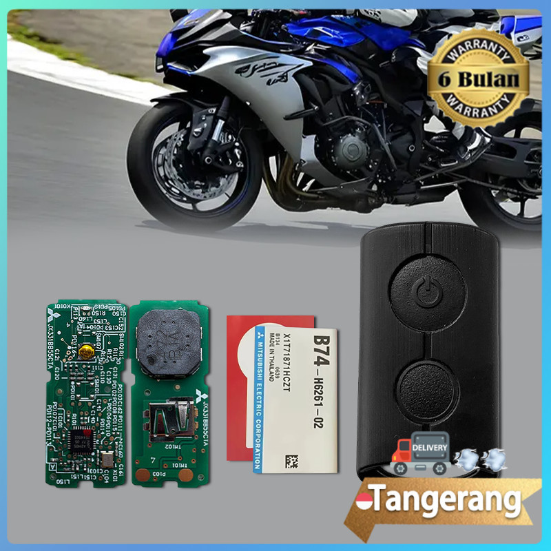 Keyless Kunci Remote / Motorcycle Remote Control Key Chip ID49 433MHZ