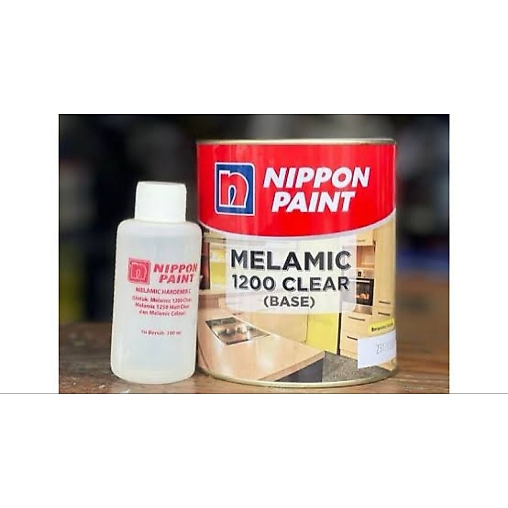 MELAMIC CLEAR BASE NIPPON 1200 Gloss + OBAT UKURAN 1KG