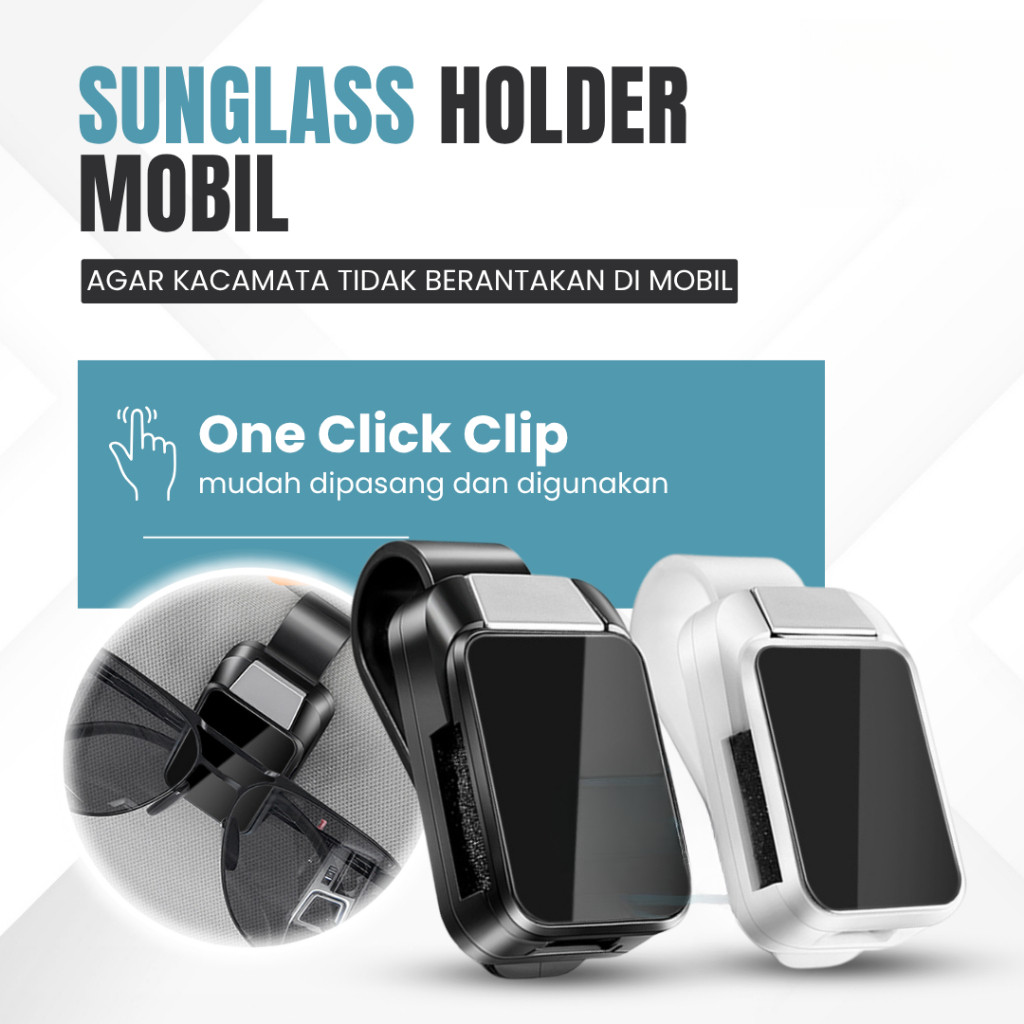 Penyangga kacamata mobil, penyangga kacamata mata hitam mobil