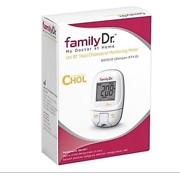 Alat Cek kolesterol Family Dr /test kolesterol (tanpa strip)