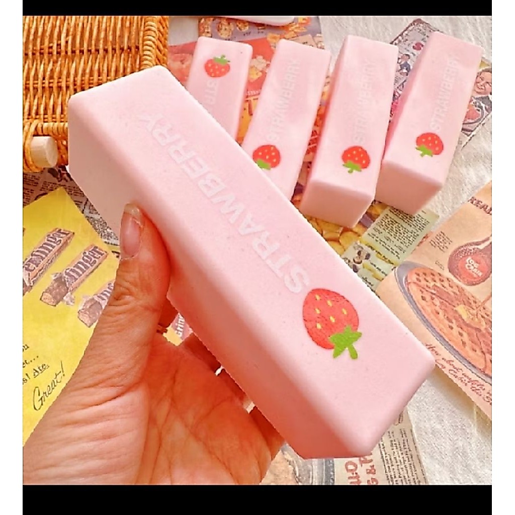 strawberry bar squishy
