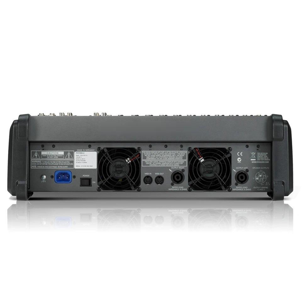 PM1000 Profissional Audio Mixer With Cover Sound Console Compact Mixing System Effect Processor For 