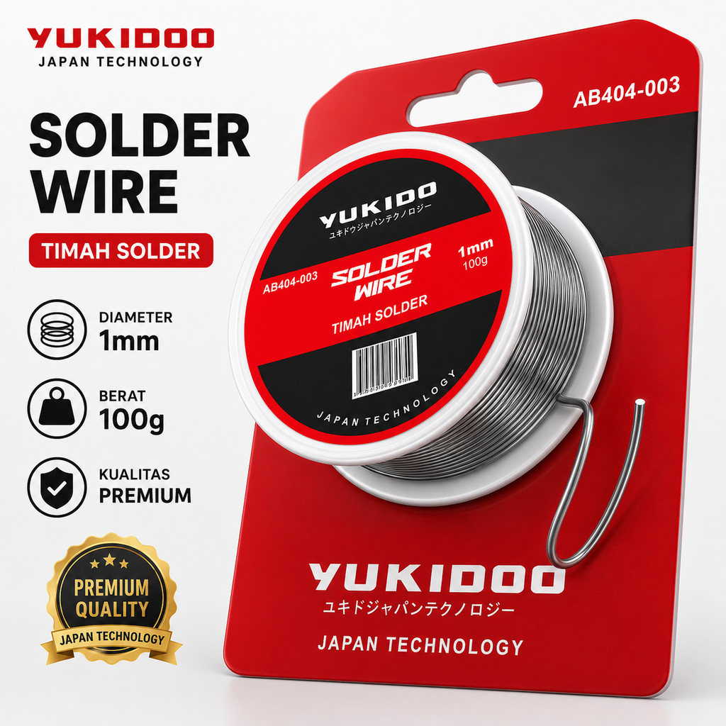 Kawat Solder Timah Tipe Terbaru dengan Fluks Inti Titik Cair Rendah Easy Melt Universal untuk Besi T