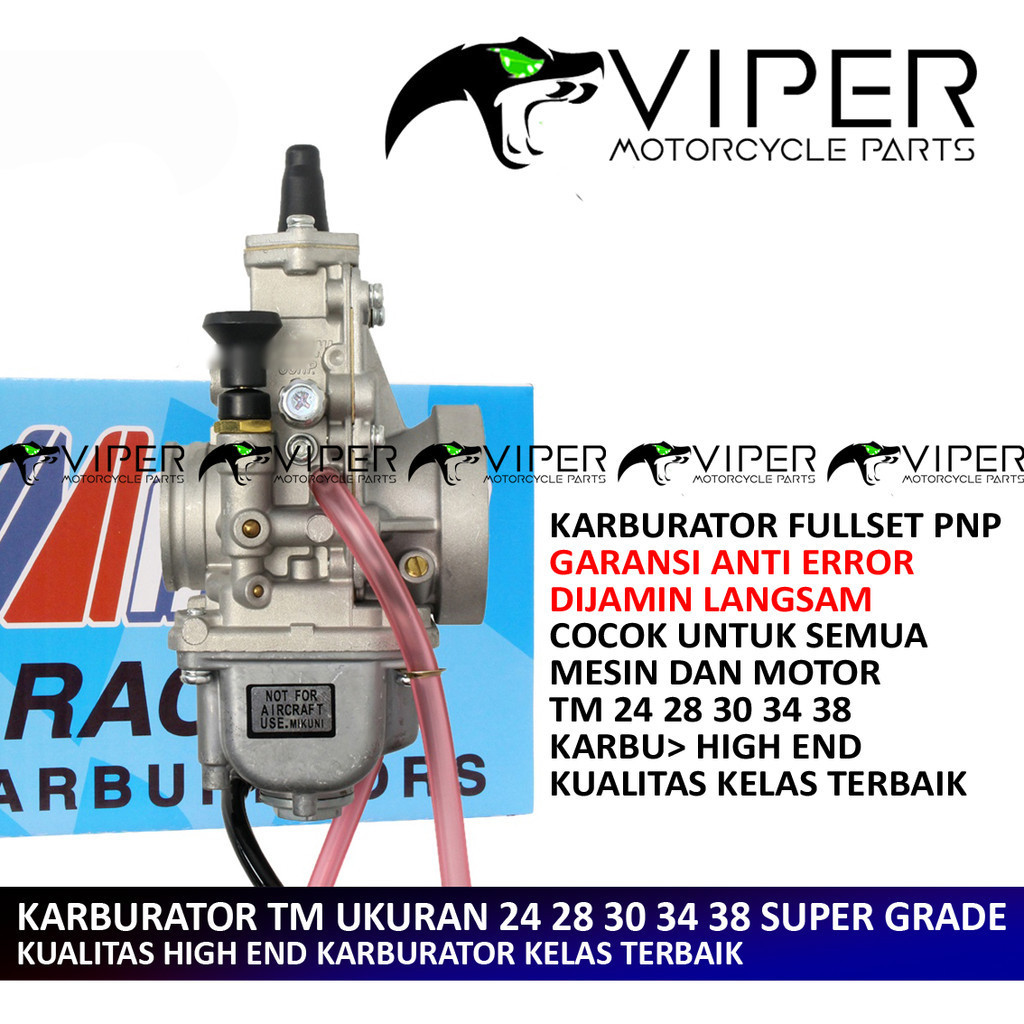 [ON SALE] KARBURATOR TERBAIK TM 24 TM28 TM32 TM34 TM24 TM30 TMX 24 28 30 32 34 38 JAPAN KARBU BALAP 