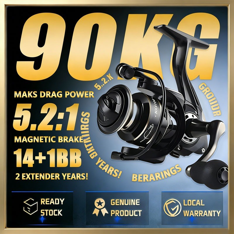 Pancing Reel NX2000-NX7000 Full Metal Kuat Tahan Lama Original