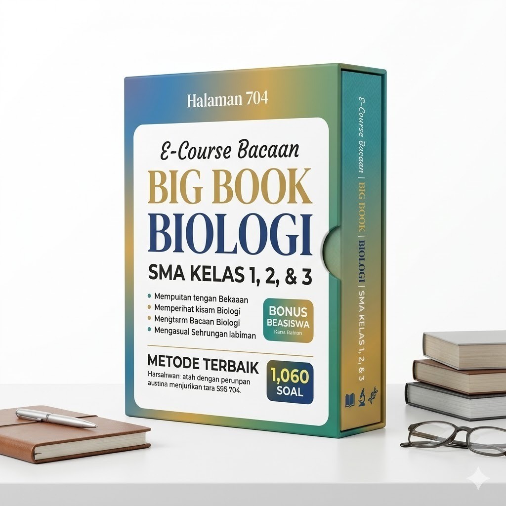 E-Course Bahan Ajar Big Book Biologi SMA Kelas 1, 2, & 3