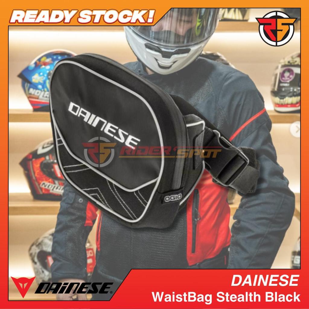 DAINESE BAG WaistBag Stealth Black Tas Original Touring