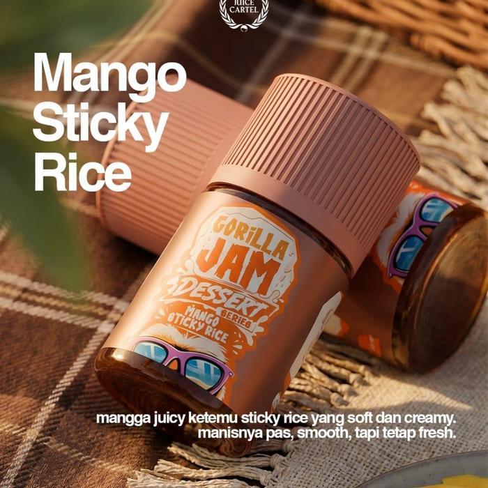 Gorilla Jam Dessert Mango Sticky Rice Salt Nic 30mL by IJC - Liquid Gorila Jam Dessert Series