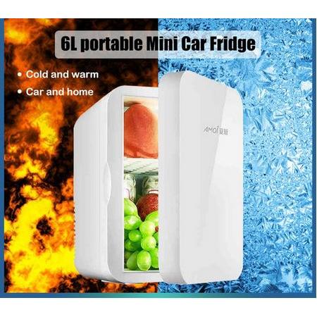 Kulkas Mini Elektrik/Kulkas Skincare Mini Fridge/Kulkas Mobil - 6 l